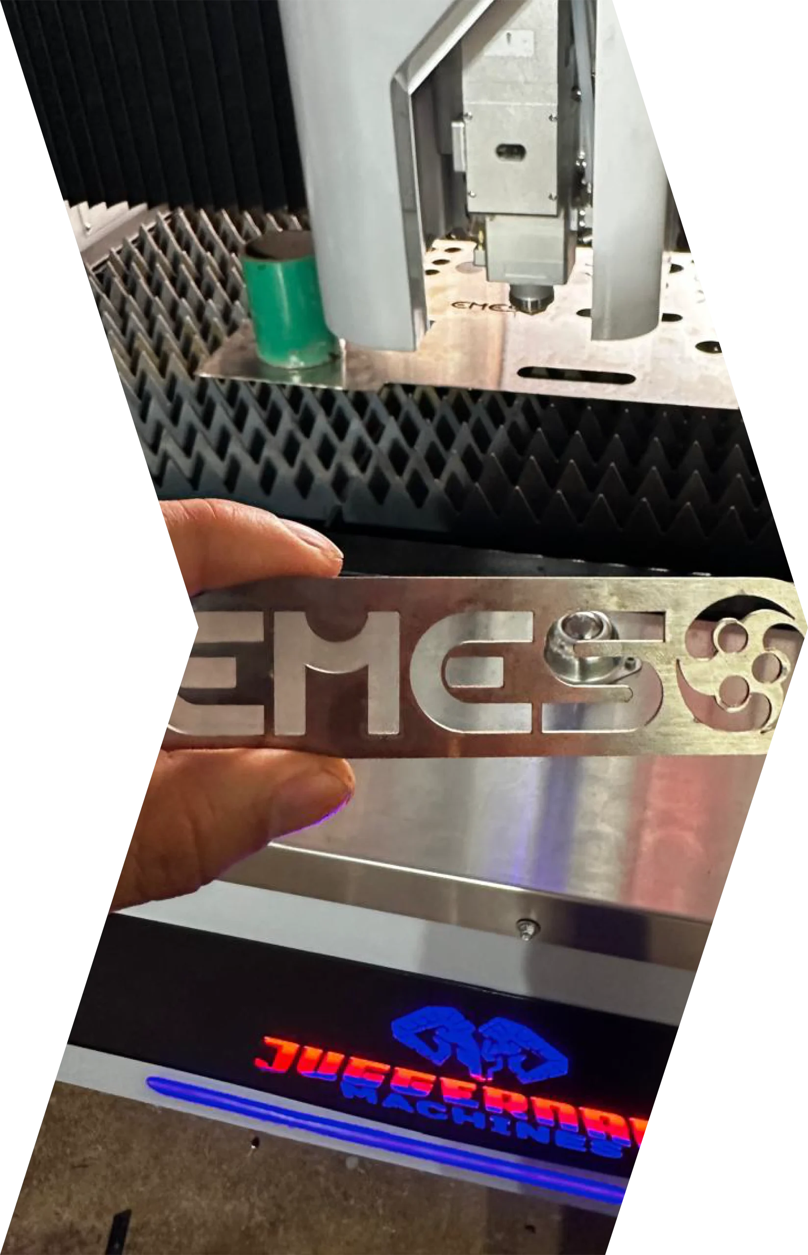 Corte de la maquina láser