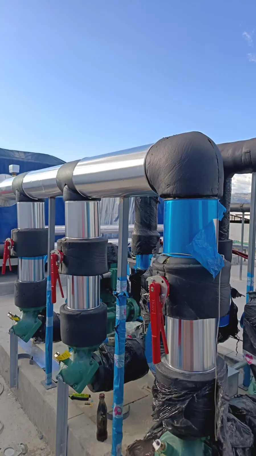 Instalación de tuberías PPR - Hospital Essalud Cajamarca